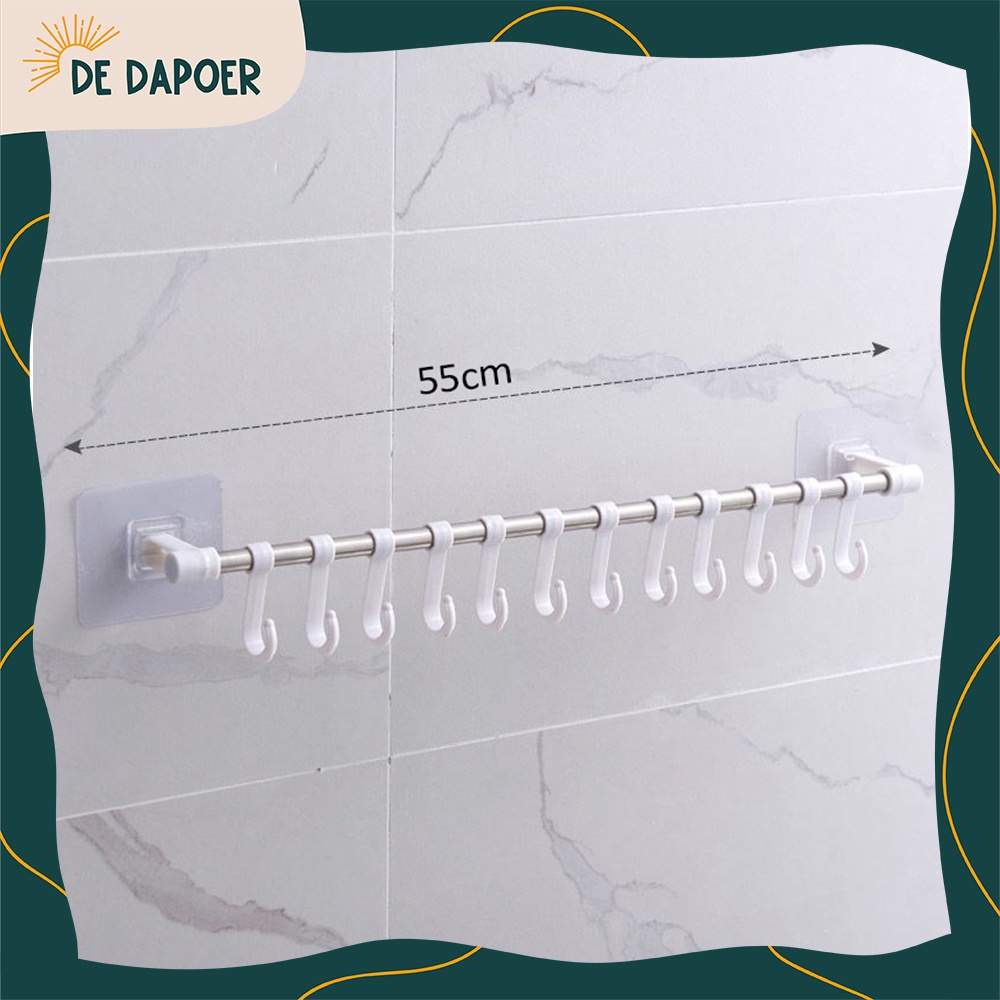 Rak Gantung Rak Dapur Rak Handuk Tempat Cantolan Alat Masak Tempel Dinding