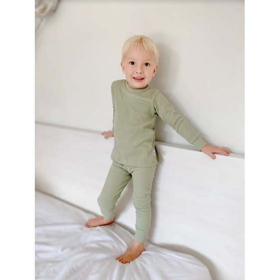 Labu Kids - Toddler Pajamas | Baju Tidur Anak Piyama Anak  Piyama Pyjamas Anak Bayi Baby Clothes One Set  Baju Atasan Celana Tidur