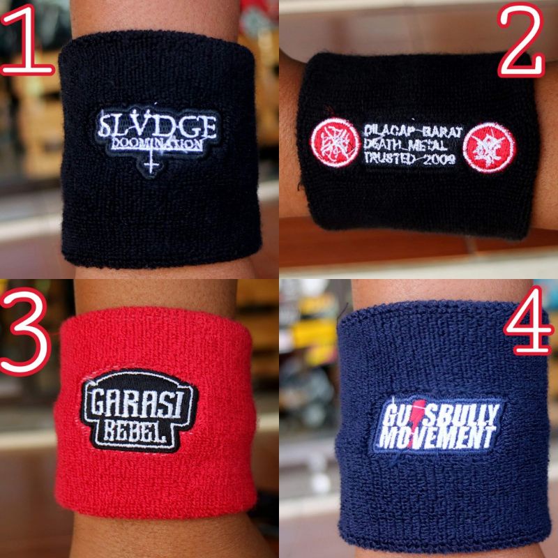 HANDBAND BAND METAL HANDBAND CLOTHING BRAND ORIGINAL BY GARASI REBEL DISTRO GELANG TANGAN WRISTBAND 