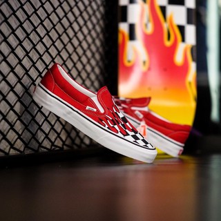 red check vans