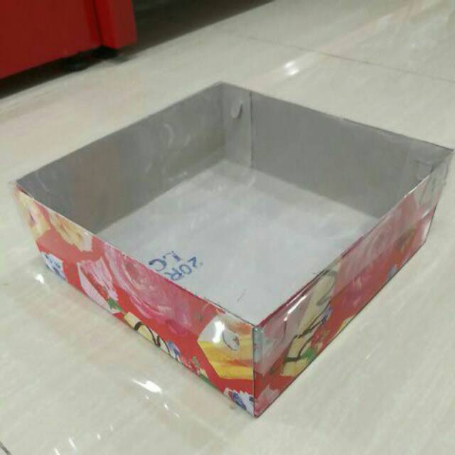 DUS KUE TUTUP MIKA 20X20x7 (10PCS)
