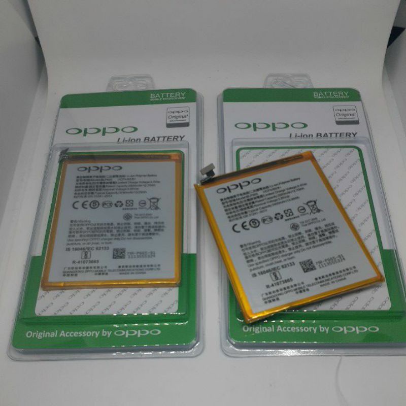 Baterai Battery Batrai Batu Batre Oppo F7 Youth Blp665 Original