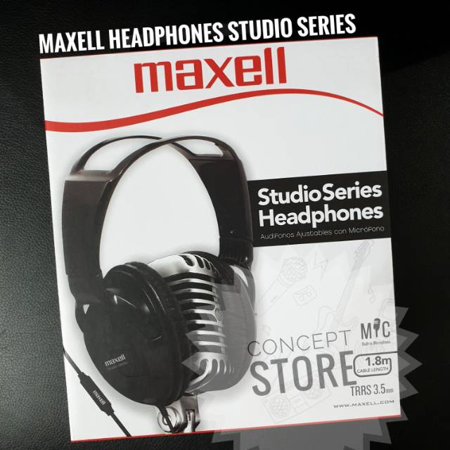 Jual Maxell Headphones Studio Series ST-2000 Full Size Wired Over-Ear..  Garansi Resmi.. NEW | Shopee Indonesia