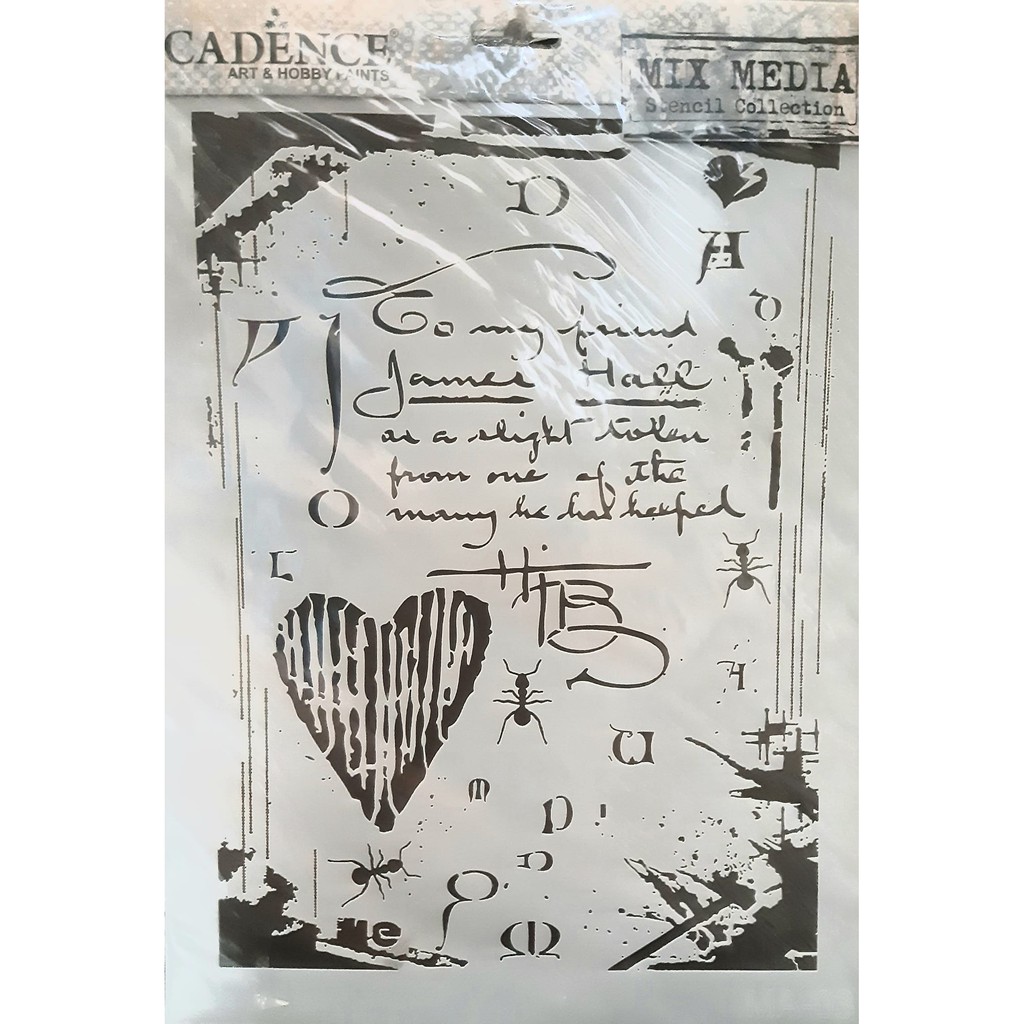 

Cadence Stencil Size 21x29cm - 8