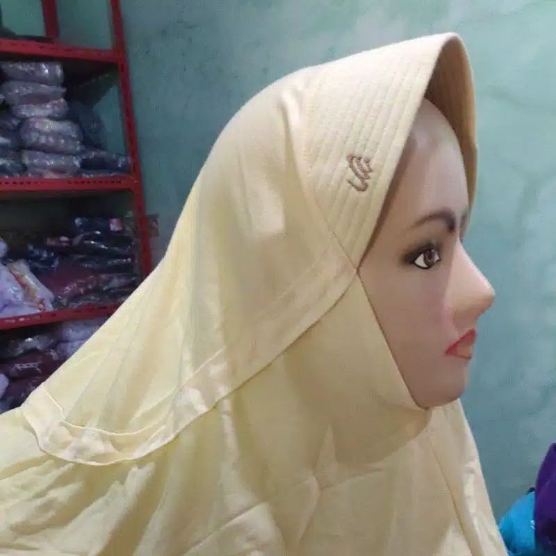 jilbab Rabbani Asli Innova LX Kerudung Sekolah size S M L-Krem 303