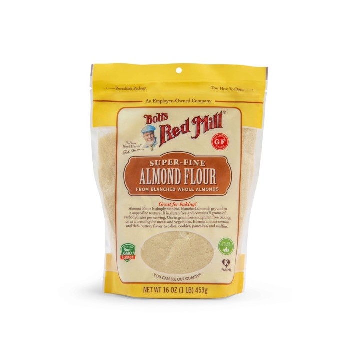 

BISA COD BOB's RED MILL Flour (almond flour/ coconut flour/ garbanzo bean flour - Almond Flour