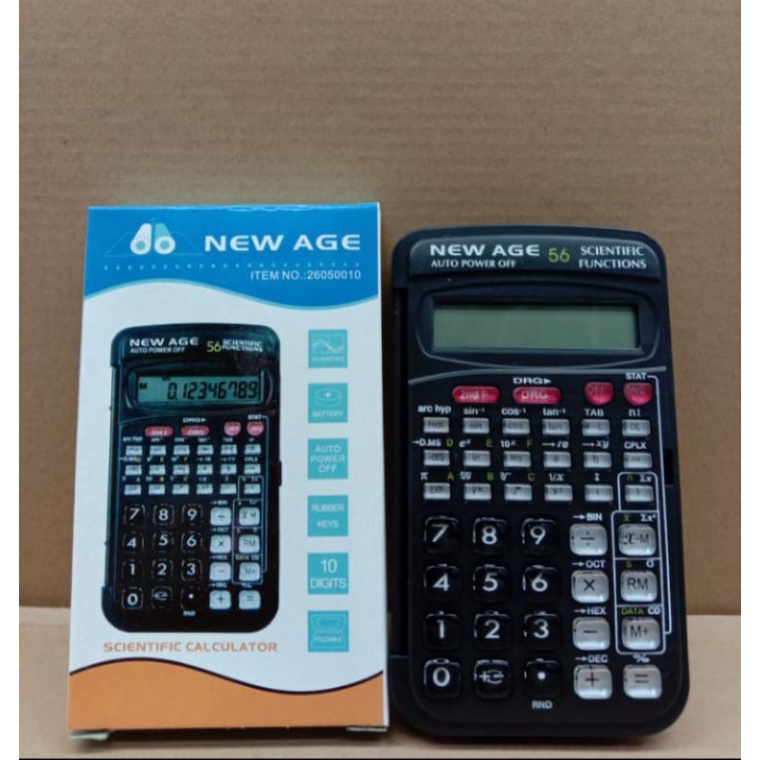 

New Calculator New Age Kecil Kalkulator Scientific Functions Warna Hitam 10 Digit
