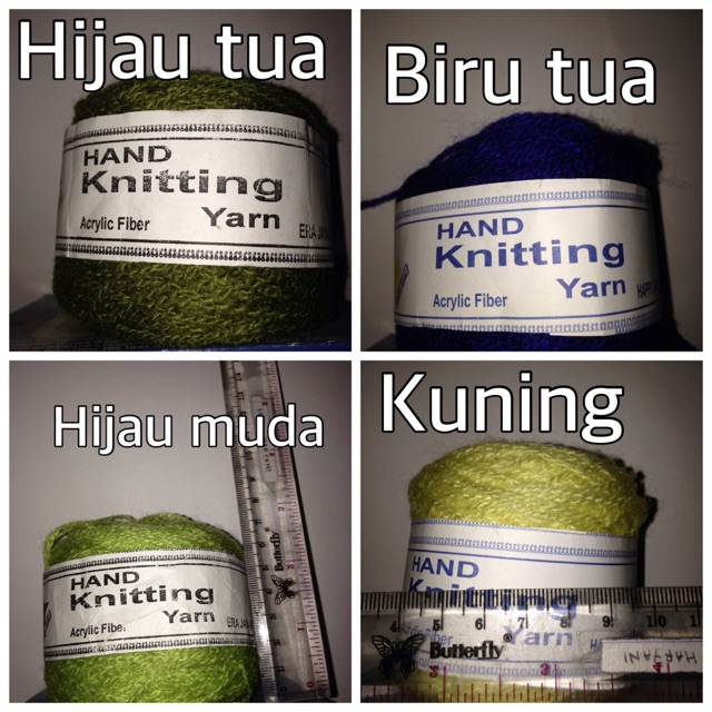 Benang wol besar aneka warna Shopee Indonesia Benang wol besar aneka warna Shopee Indonesia