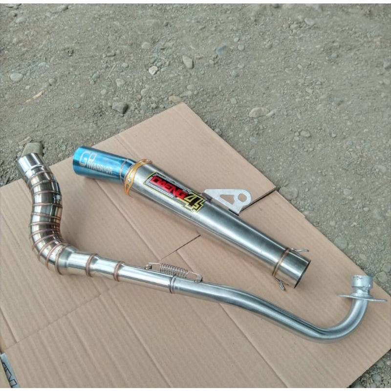 knalpot daengsai4 gp warior cobra supra x125 blade smash jupiter z kharisma