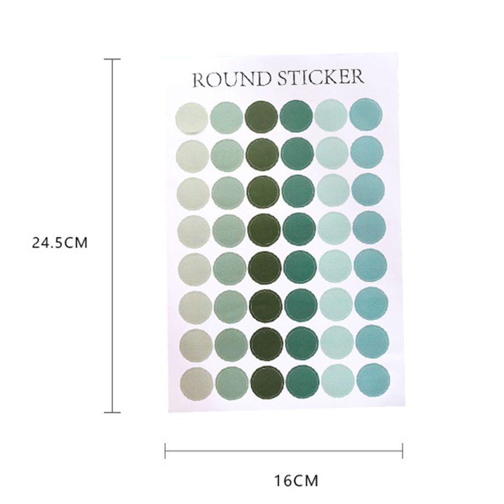 Agustina Bulat Dot Stiker Hias Kartun Ins Scrapbooking Tangan Rekening Label Sealing Sticker