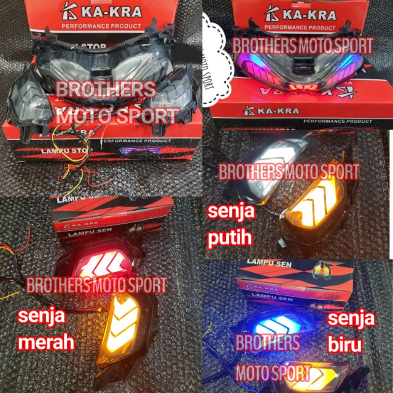 lampu stop nmax new lampu sein new nmax stoplamp plus sein kakra nmax