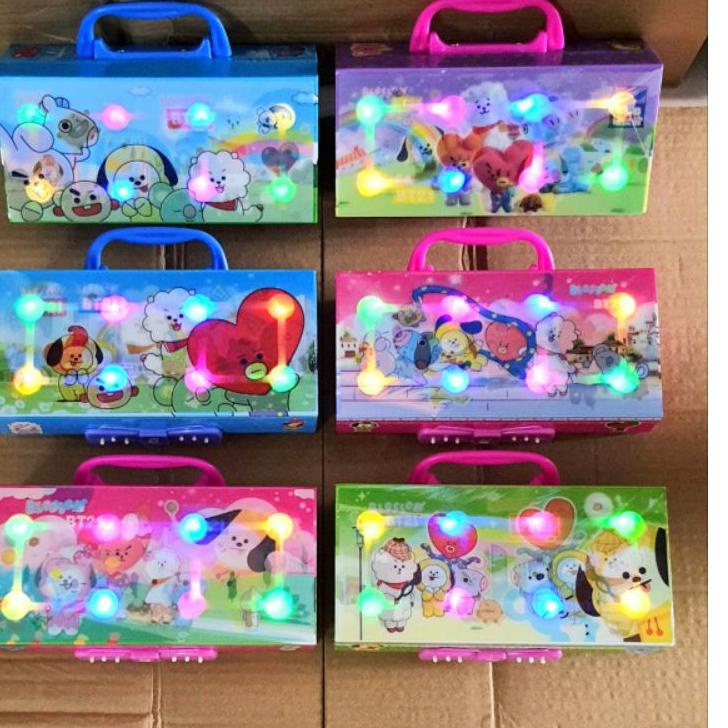 

[PRODUK Q00EM] KOTAK PENSIL KODE 3D ADA LAMPU LED karakter anak 0J8