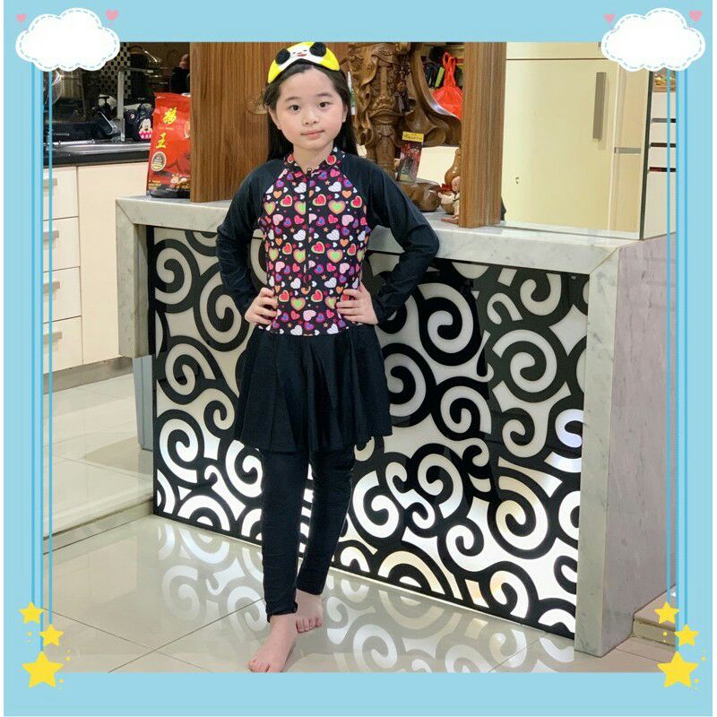 Baju renang anak muslim/baju renang muslimah/baju renang anak