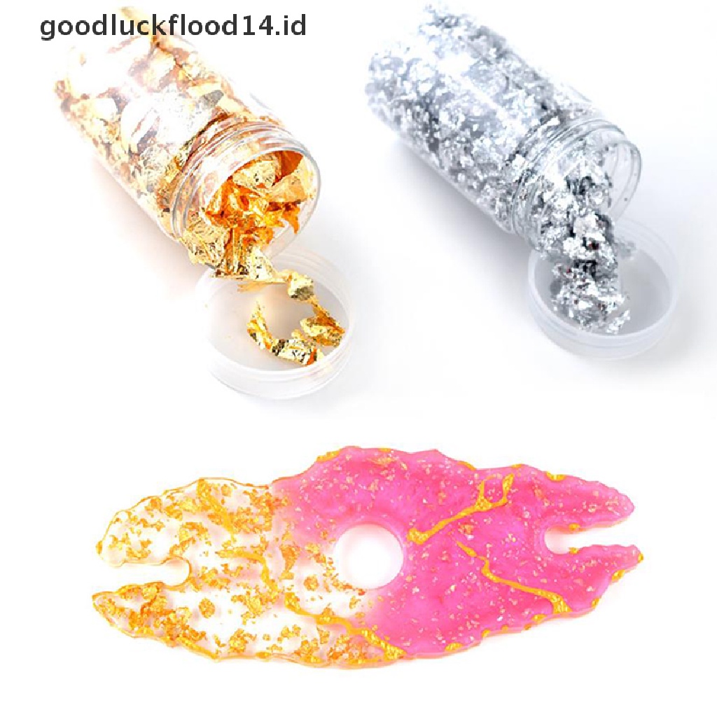 [OOID] Foil Decorative Resin Mold Glitters Fillings Materials Jewelry Making DIY Craft ID