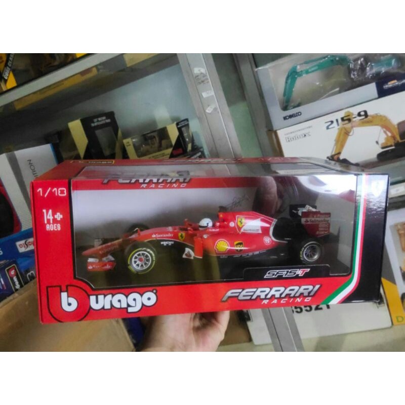 diecast mobil Ferrari formula 1 burago 1:18