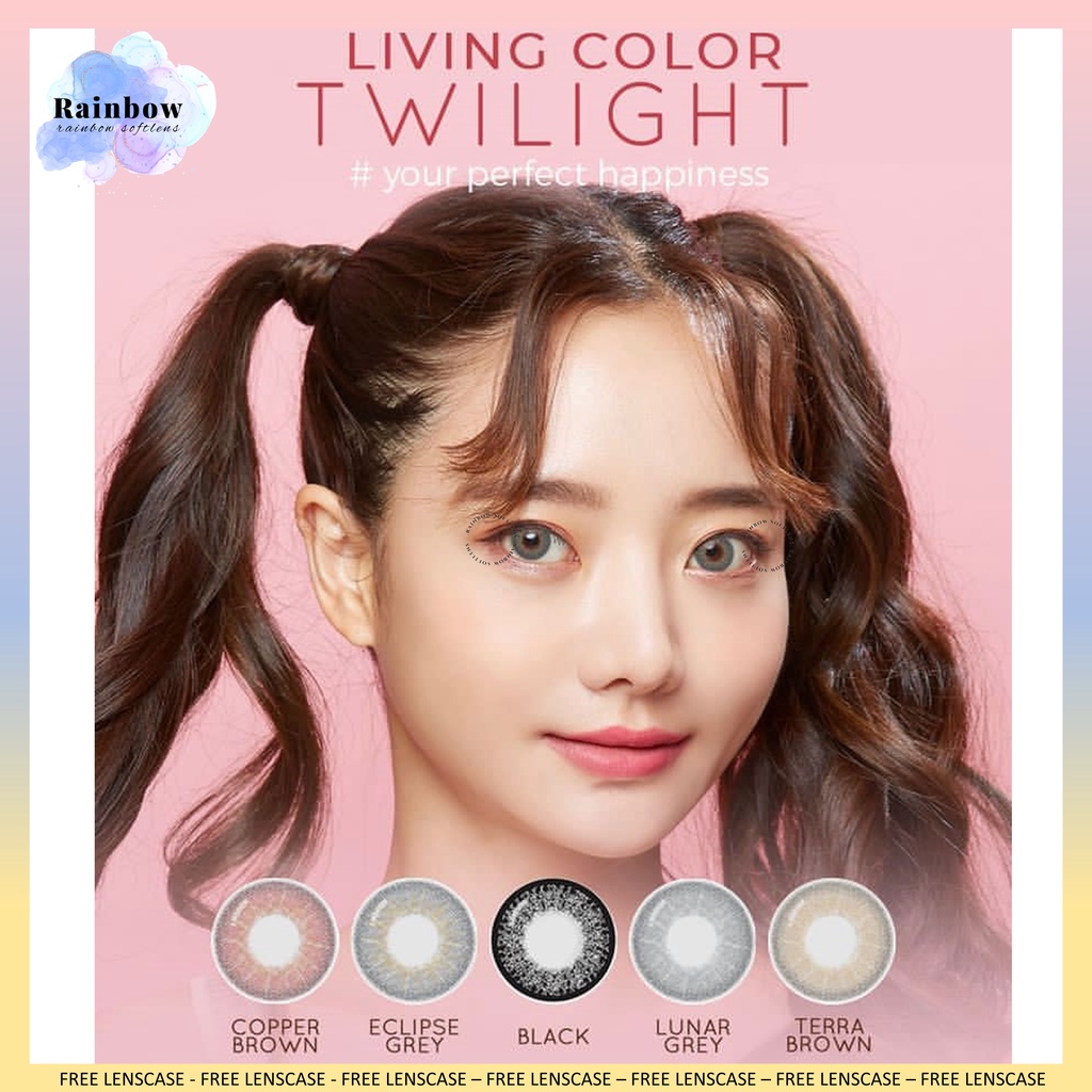 SOFTLENS LIVING COLOR TWILIGHT MINUS (-2.75 S/D -6.00) by IRISLAB FREE LENSCASE DIA 14.2MM / SOFTLEN SOFLENS SOFTLEN