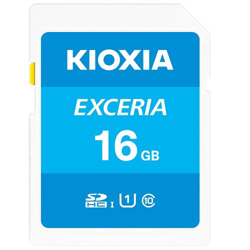 Kioxia Exceria SDHC / SD Card 16GB 100MBps UHS-1 Class 10 UHS-1