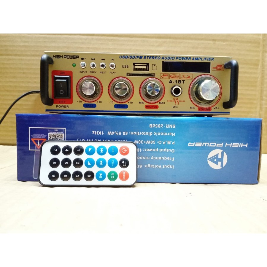 AMPLIFIER MINI HIGH POWER TYPE 777 A-1BT BLUETOOTH AMPLIFIER