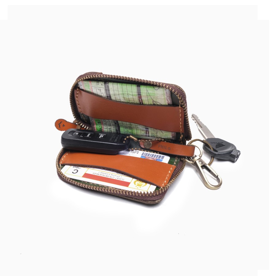 Dompet Stnk Kulit Asli Keyless Wallet - PKC1159