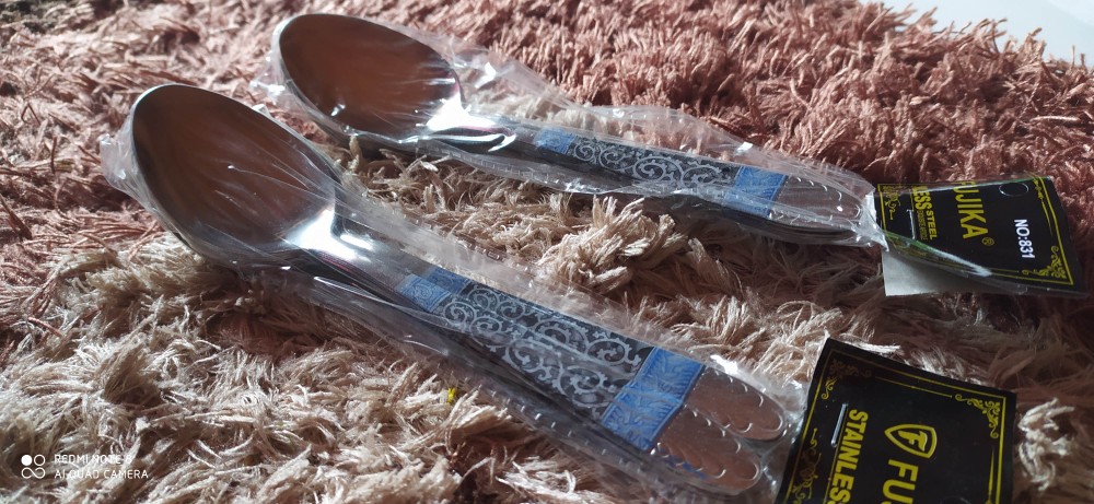 Sendok Makan Batik Isi 1 Lusin/sendok Makan Batik Stainless/alat Makan