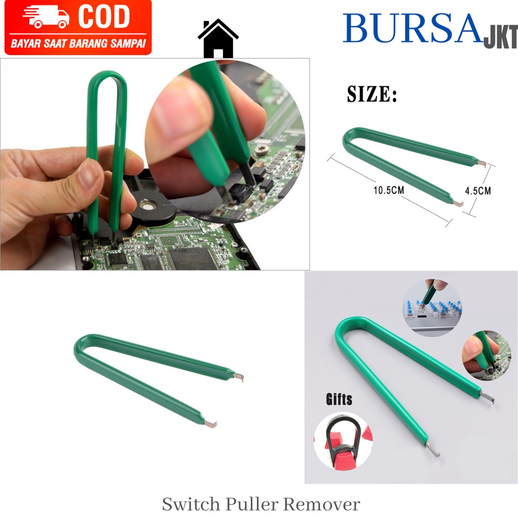 SWITCH PULLER PENCABUT PELEPAS PENARIK PCB BENTUK U REMOVING TOOLS