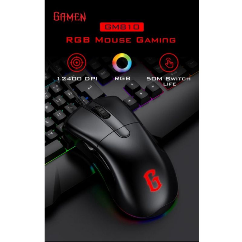 Gamen GM810 Gaming Mouse 12400 DPI