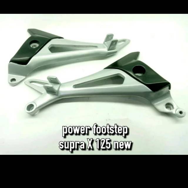 Footstep bustep belakang honda supra x 125 new double disc