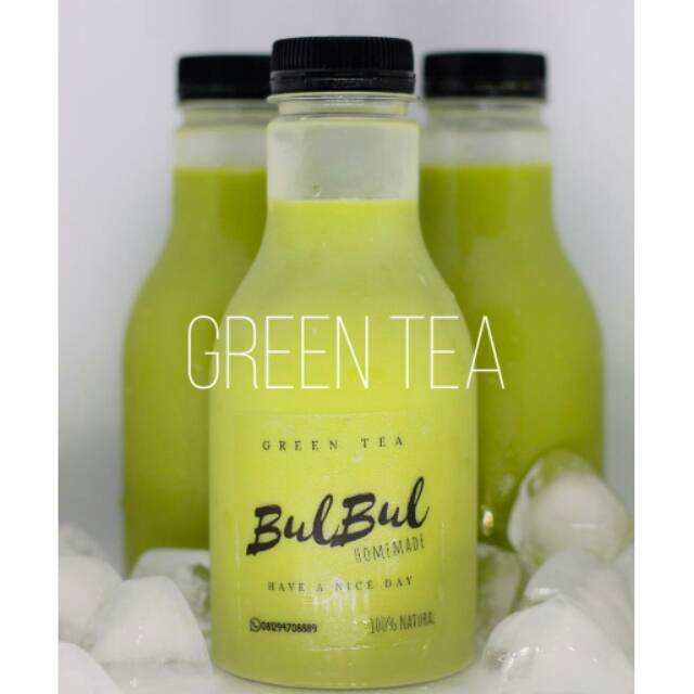 

Minuman Bulbul Green Tea Drink fresh homemade enak seger..