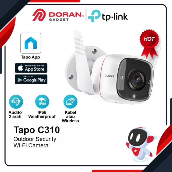 TP-Link TPLink TP Link Tapo C310 3MP Outdoor Security Wi-Fi Camera CCTV IP Camera - Garansi 1 Tahun