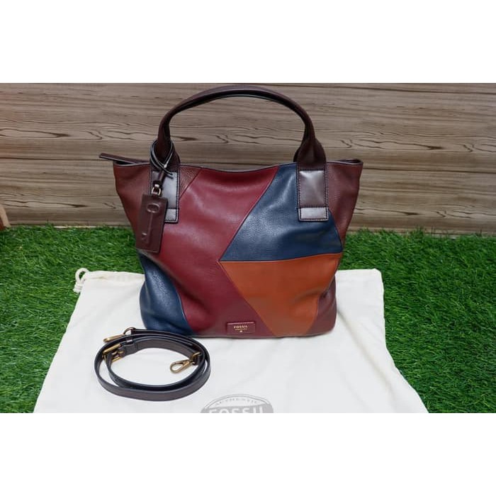 Tas Fossil Wanita Cewek Perempuan Emerson Satchel Asli Original NWT