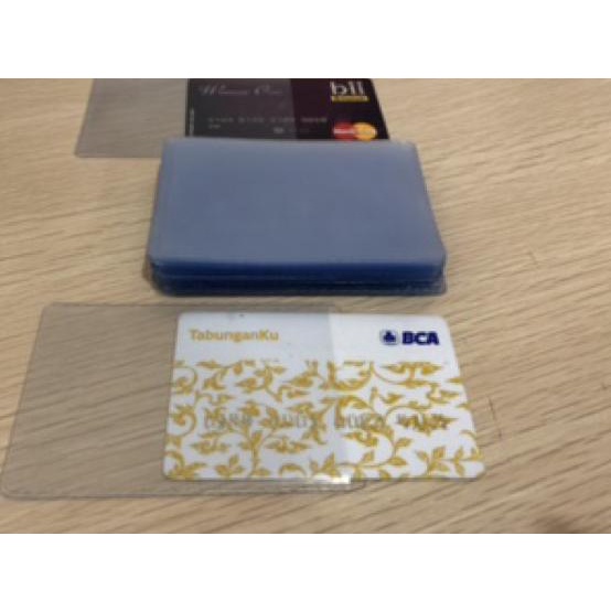 

New Plastik etoll plastik idcard sampul plastik pelindung kartu plastik nametag-burem polos .