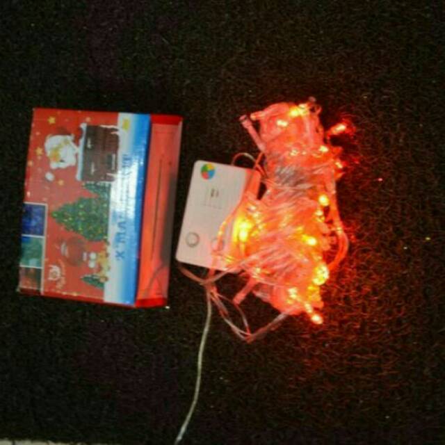 Lampu  led musik/lampu natal 10meter 100led