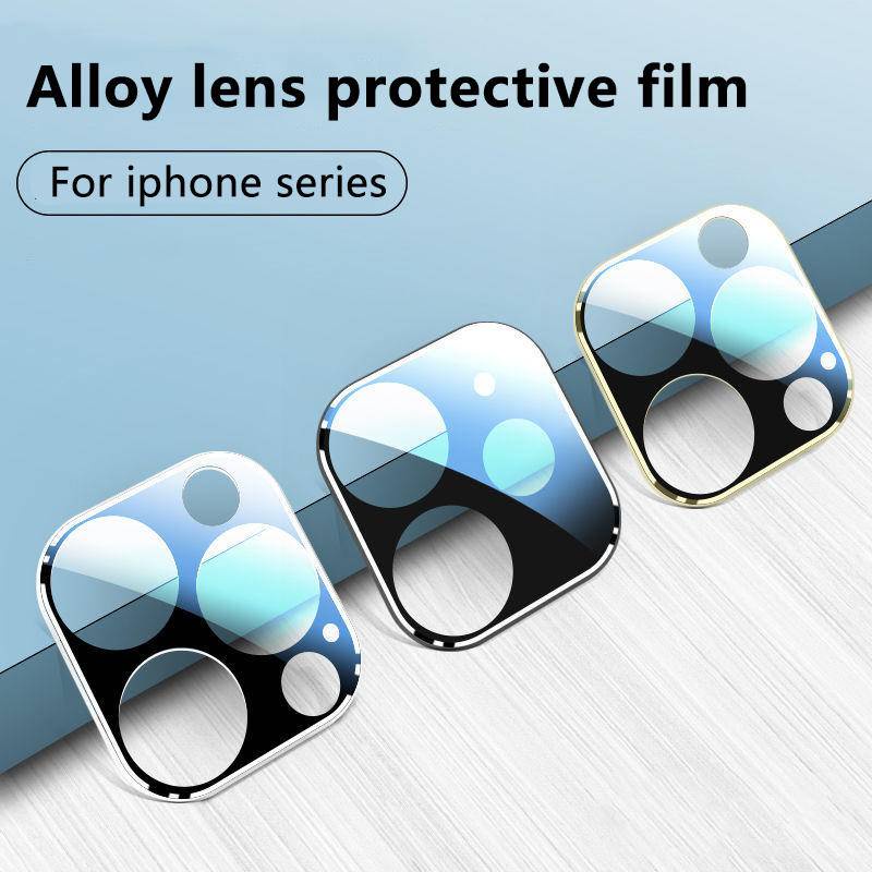 Film Pelindung Lensa Kamera Belakang Anti Gores Bahan Titanium alloy Untuk iphone 12 Pro Max Mini