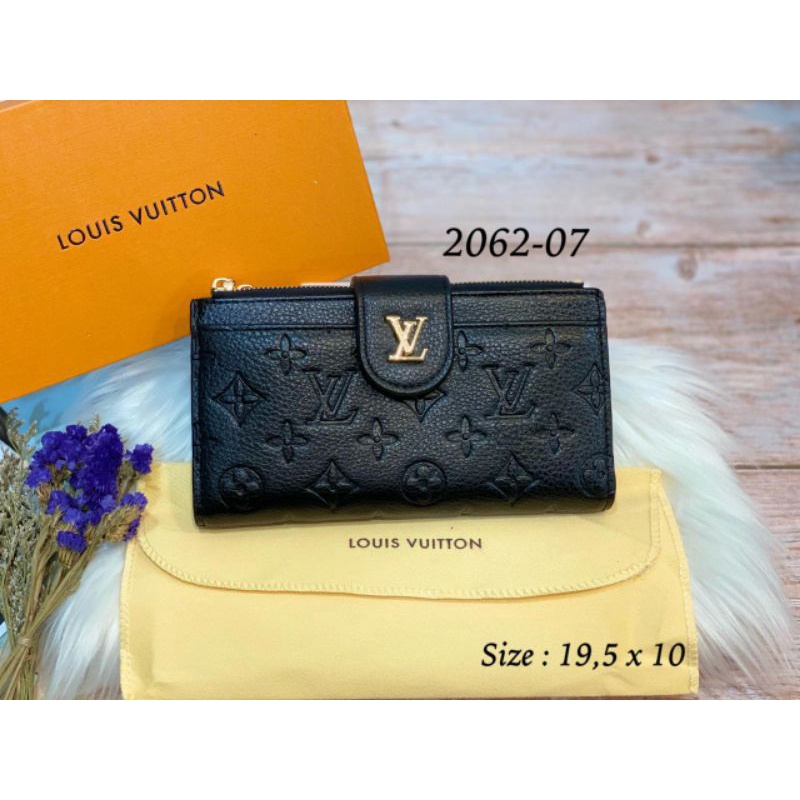 Dompet Panjang Lipat Kancing Resleting 2 Wanita Free Box