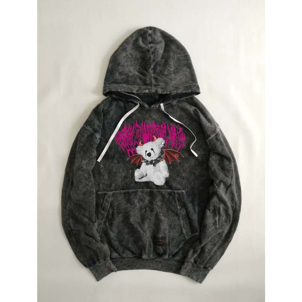 Jaket Hoodie Wash Distro Motif DORAEMON | Jaket Hoodie Sandwash | Jaket Sweater Hoodie Pria Sandwash