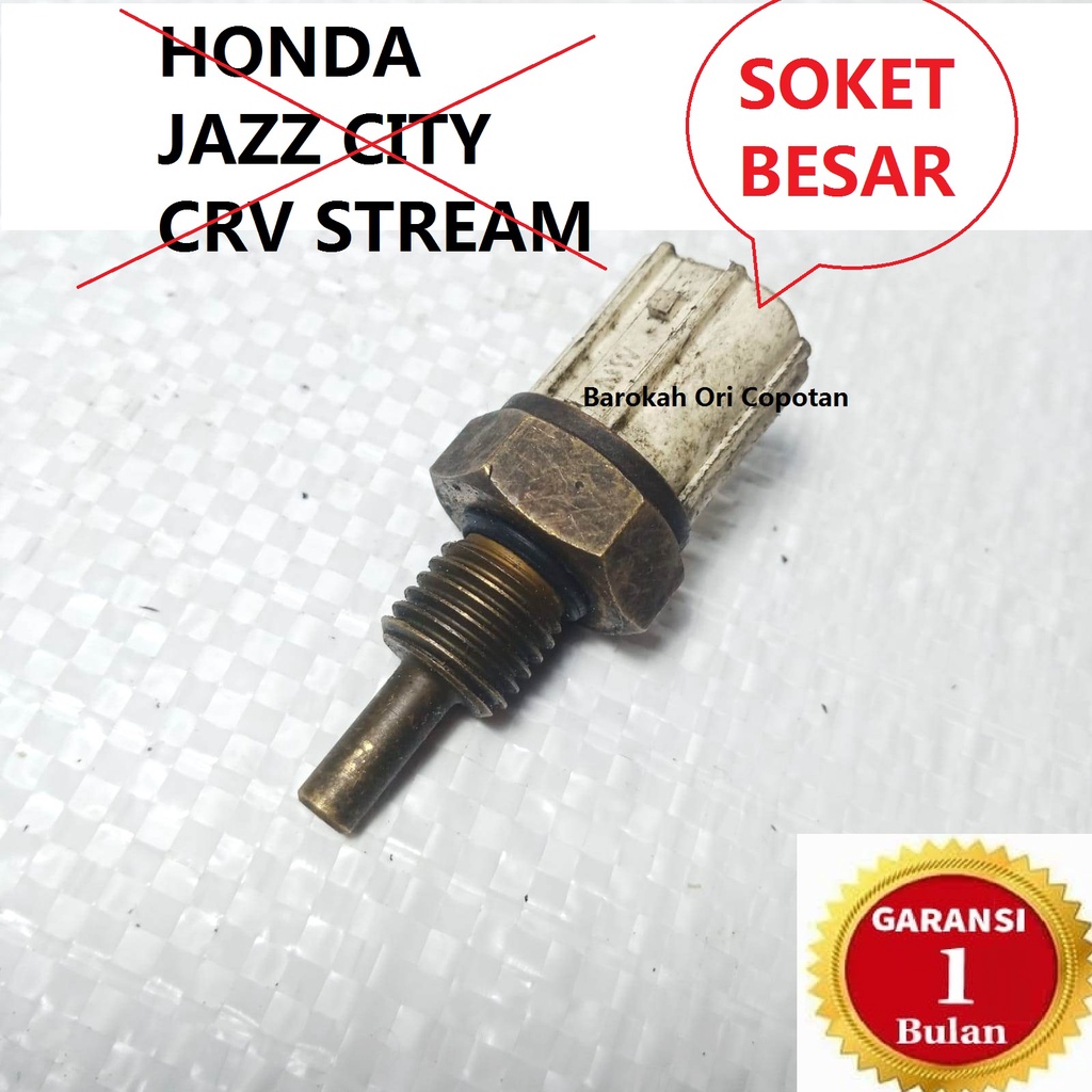 SENSOR ECT SWITCH TEMPERATURE Coolant putih besar Original asli ori  copotan honda