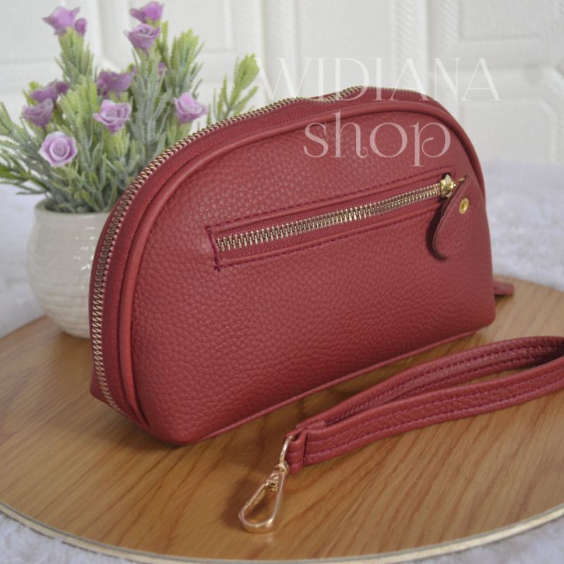 Dompet Wanita Papirut  Bapau Kulit Jeruk Sintetis Terlaris Skat Kartu COD-6