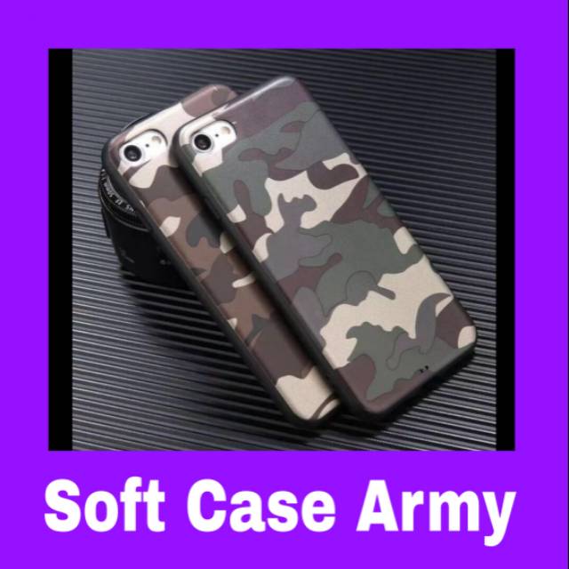 Case Soft TPU Slim ARMY For Vivo Y21, Y51, Y53 2017, Y55, Y67 , V5 , V5s, V7, V7 Plus, V9