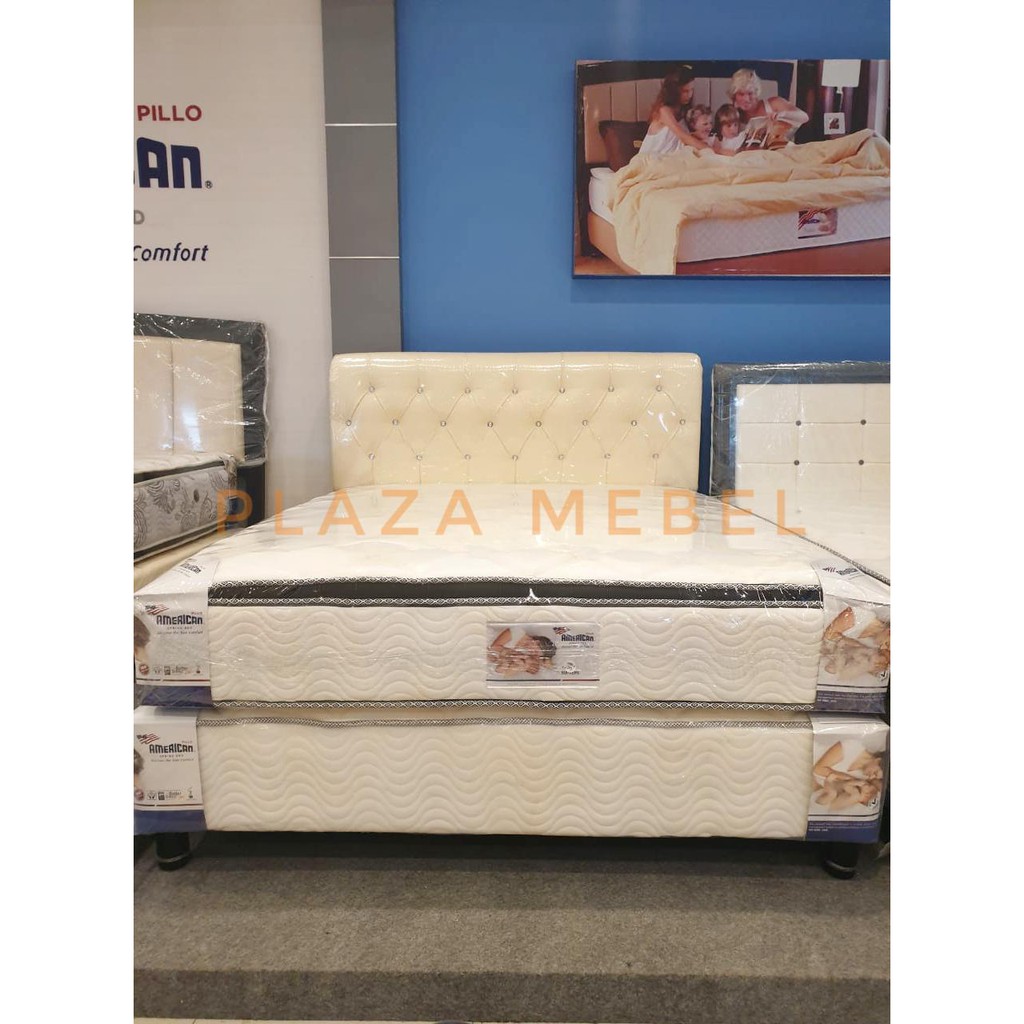 SET Matras Springbed American Supreme Pillo Top 120-160-180 FULLSET