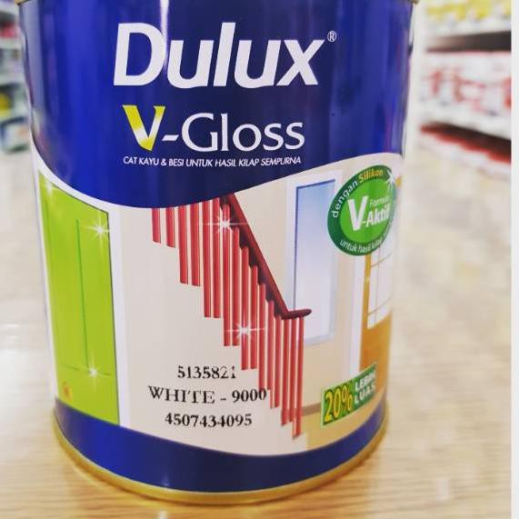 

TREN MASA KINI ♧ CAT MINYAK DULUX V GLOSS 1 KG (WARNA STANDARD)+