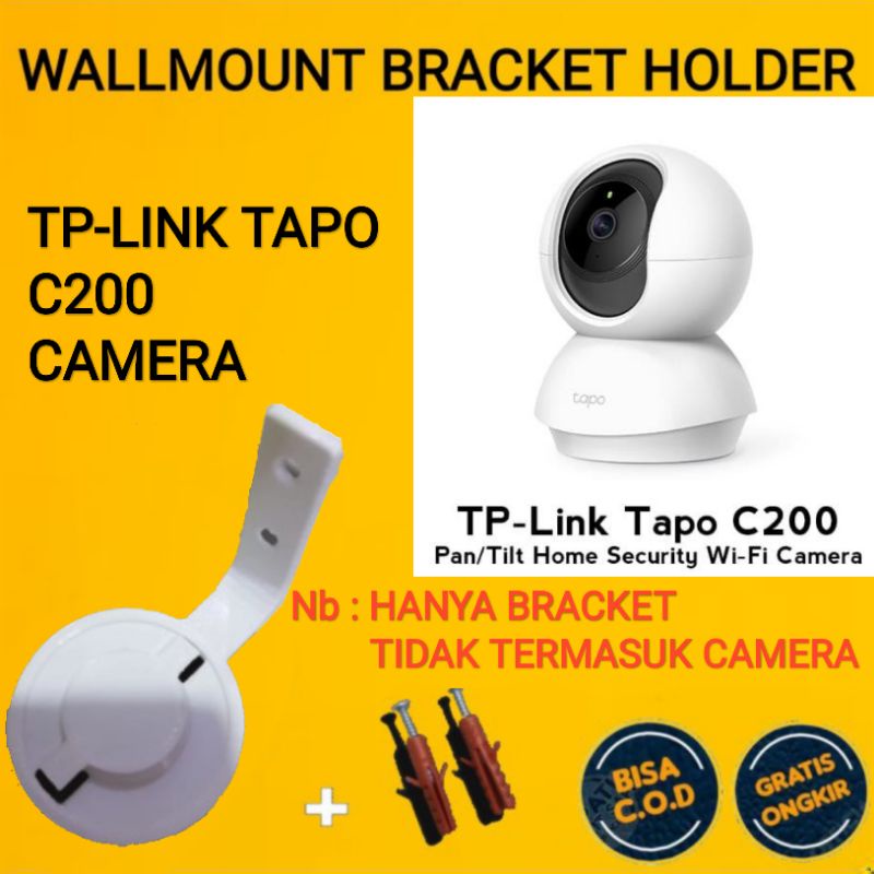 TP-LINK Tapo C200 Pan Security Camera CCTV Wallmount Bracket Holder