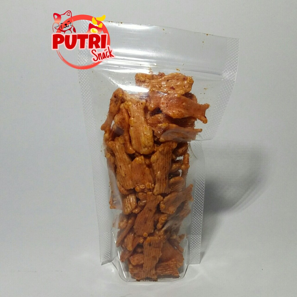 Keripik Ikan Enak Seblak Kering 50gr+ Daun Jeruk