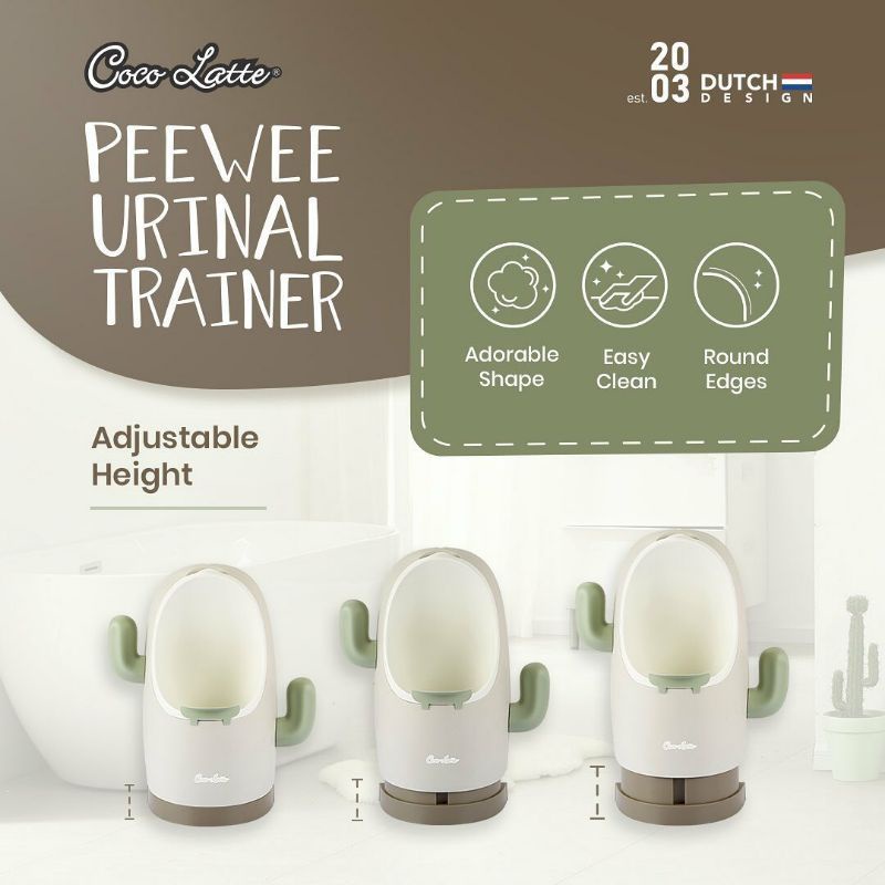 Pispot Toilet Training Cocolatte PeeWee (Training Urinal Urinoir)  Tempat Pipis Anak Laki