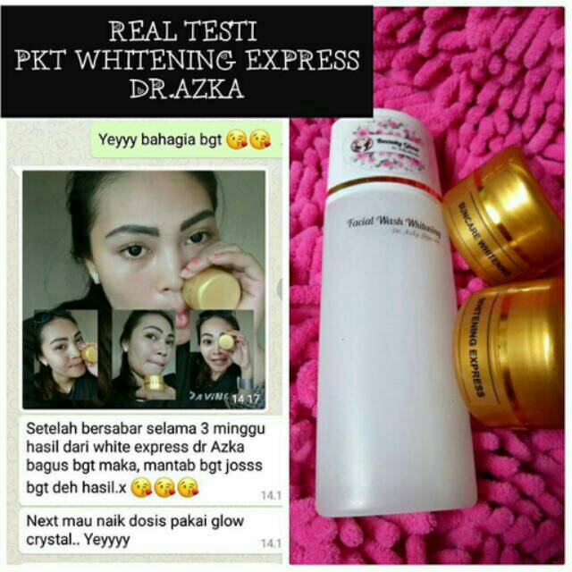 PAKET WHITENING EXPRESS DR AZKA SKINCARE