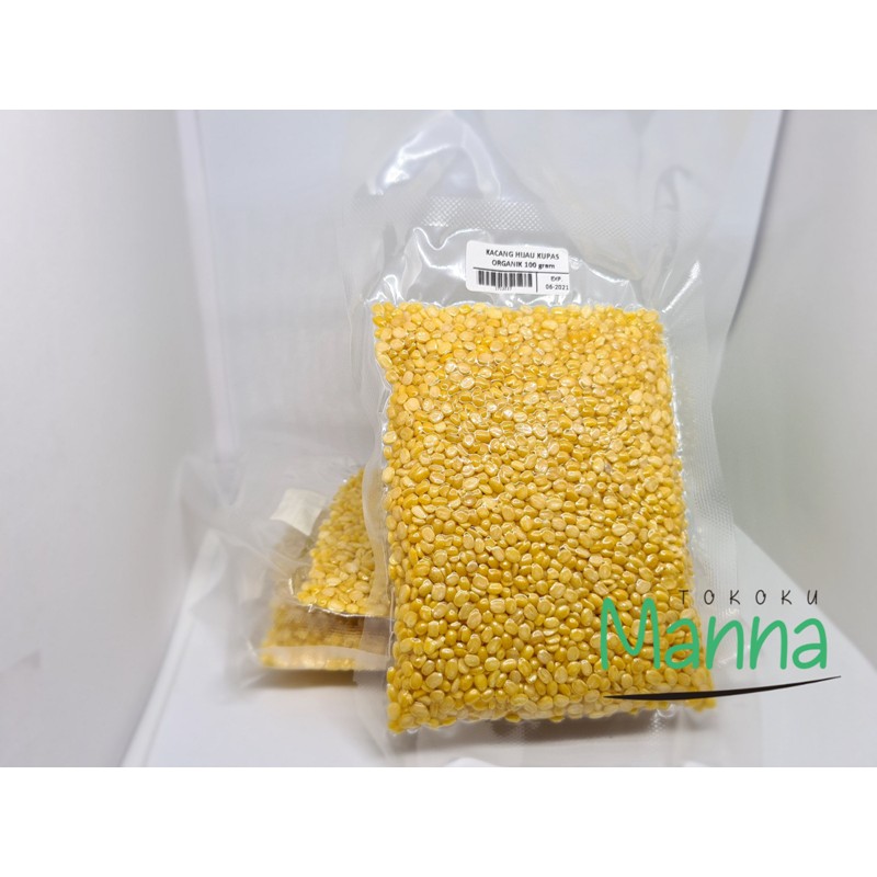 

Kacang Hijau Kupas Organik 100gr