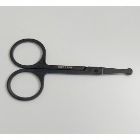 Gunting Cukur Bulu Hidung Nose Hair Scissor Stainless Steel - Black