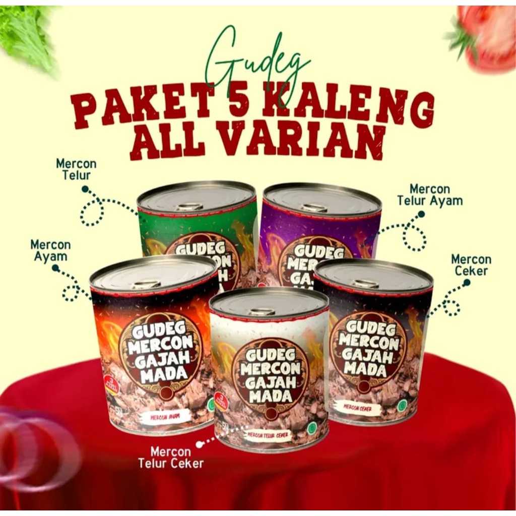 

Gudeg Gajah Mada (Bundling 5pcs All Varian)