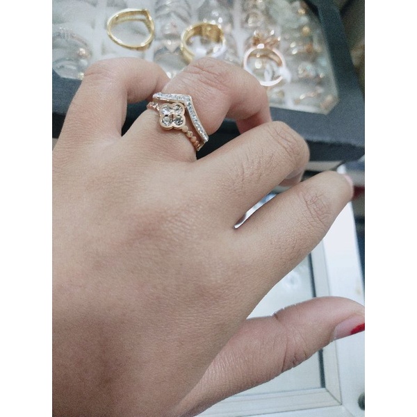 Cincin Titanium Size 6 Replika Tiffanyy.co Replika Guccii dan Cartieer aksesoris Korea style