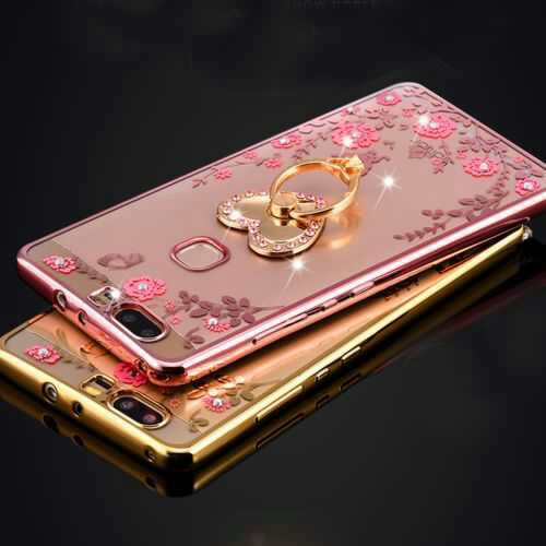 Casing HUAWEI P8 Lite Softcase Diamond Ring Series