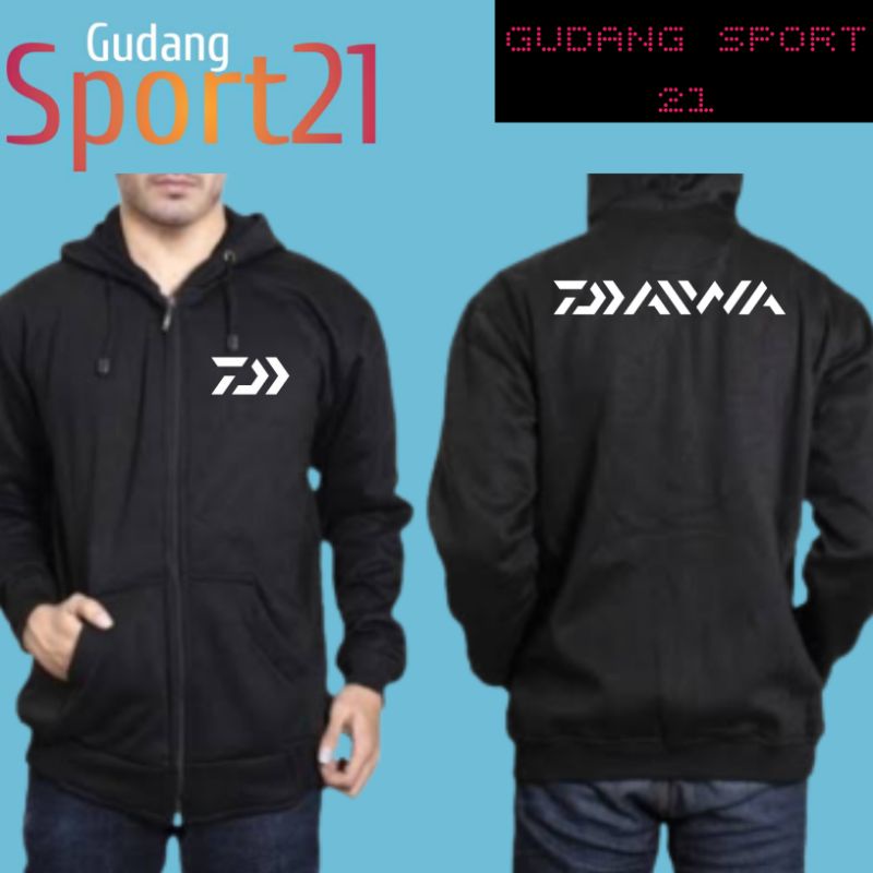 jaket ziper mancing daiwa fishing jaket mancing daiwa